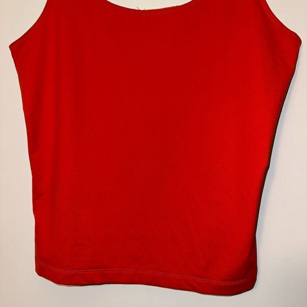 Chicos Women’s Solid Red Adjustable Strap Tank To… - image 2